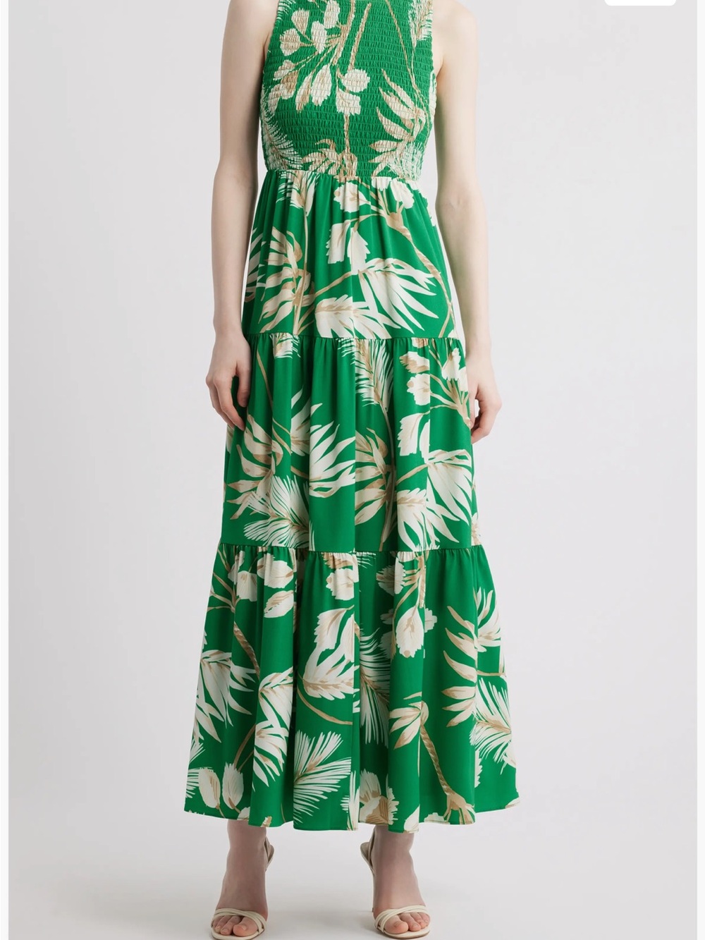 Palm Print Anne Klein maxi